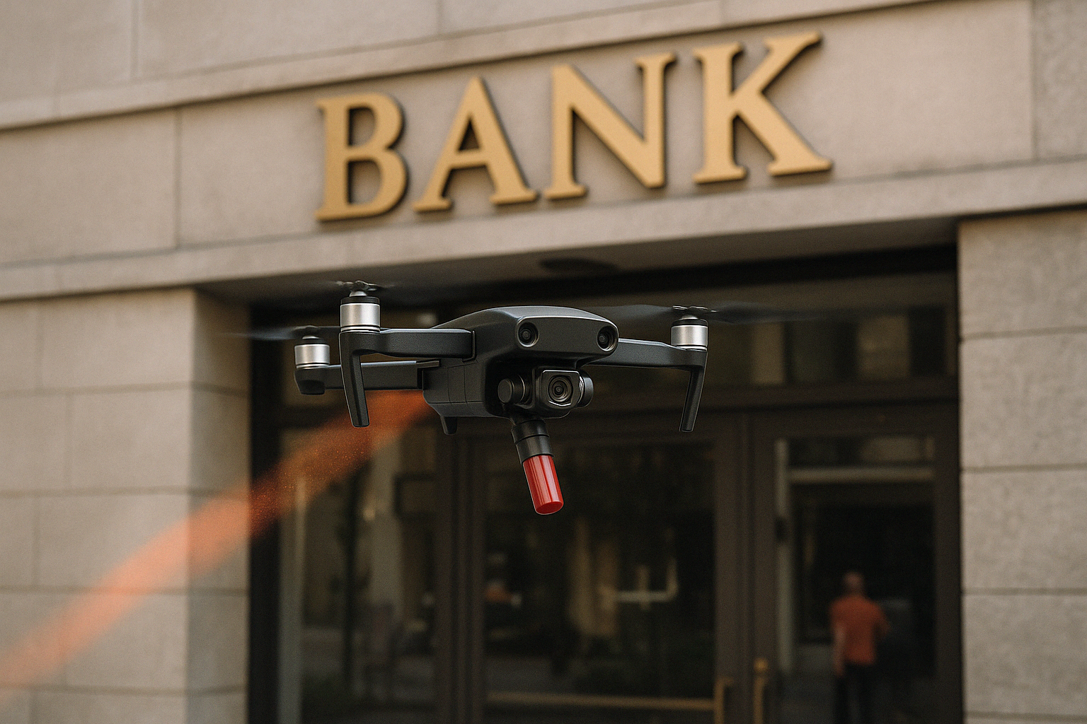 Autonomous bank security response concept